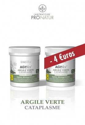 Lot de 2 AGYflex® ARGILE VERTE Cataplasme - Muscles et Articulations