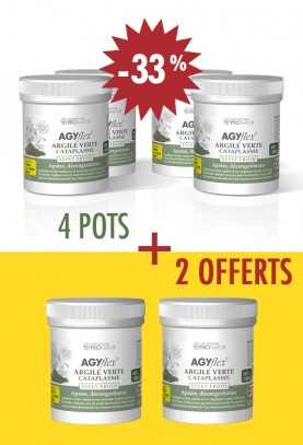 4+2 OFFERTS AGYflex® ARGILE VERTE Cataplasme