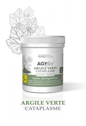 1 AGYflex® ARGILE VERTE Cataplasme OFFERT D'UNE VALEUR DE 18€ !