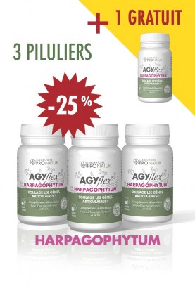 Lot de 3 + 1 GRATUIT AGYflex® HARPAGOPHYTUM