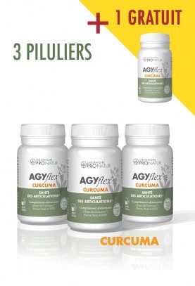 Lot de 3 + 1 GRATUIT AGYflex® CURCUMA