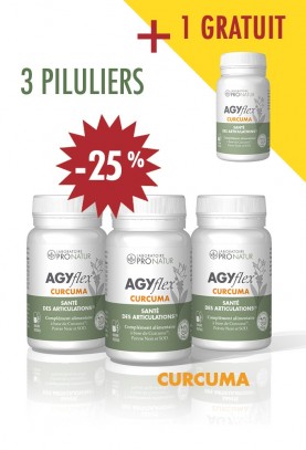 Lot de 3 + 1 GRATUIT AGYflex® CURCUMA