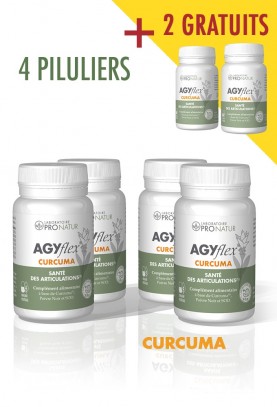 Lot de 4 + 2 GRATUITS AGYflex® CURCUMA