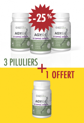 3+1 OFFERT AGYflex® LE CAPITAL OSSEUX