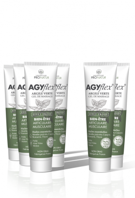 Argile Verte Gel - 4 tubes + 2 gratuits