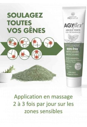 AGYflex® ARGILE VERTE - Gel Musculaire et Articulaire