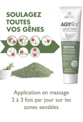 AGYflex® ARGILE VERTE - Gel de massage