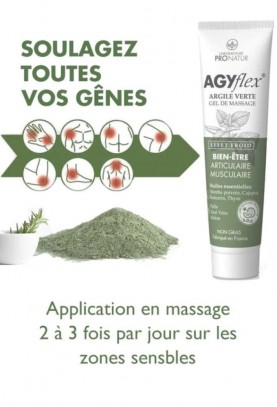 ARGILE VERTE AGYflex® - Gel de massage