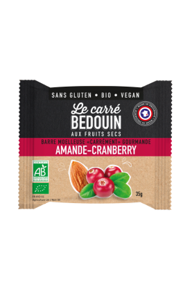 1 CARRE BEDOUIN AMANDE CRANBERRY BIO 35g