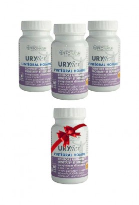 3+1 OFFERT URYflex® L'INTEGRAL HOMME - CONFORT URINAIRE, PROSTATE ET SEXUALITE