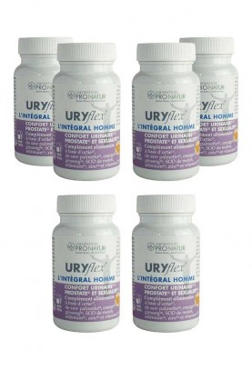 4+2 OFFERTS URYflex® L'INTEGRAL HOMME - CONFORT URINAIRE, PROSTATE ET SEXUALITE