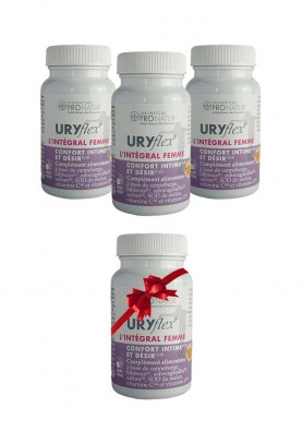 3+1 OFFERT URYflex® L'INTEGRAL FEMME - CONFORT INTIME, FLUX URINAIRE ET DESIR