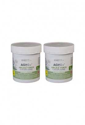 Lot de 2 AGYflex® ARGILE VERTE Cataplasme - Muscles et Articulations