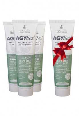 3+1 OFFERT AGYflex® ARGILE VERTE Gel de Massage